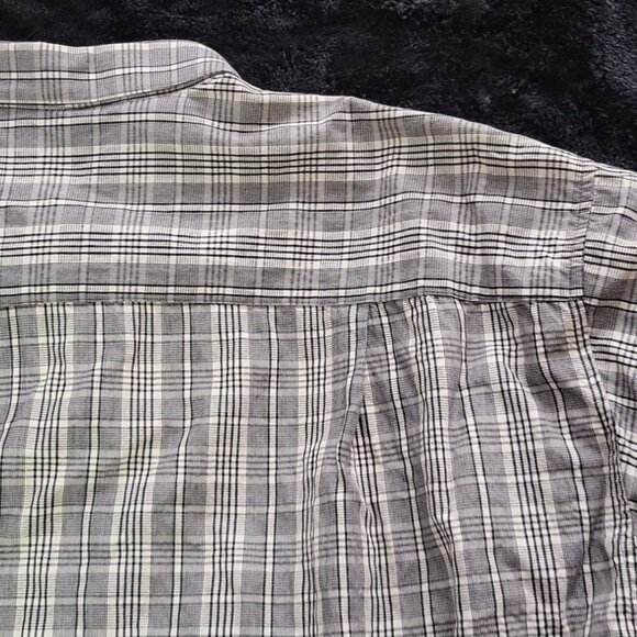 Mondo Mens Shirt XL/54 Cotton Viscose Plaid Italy - Picture 4 of 7